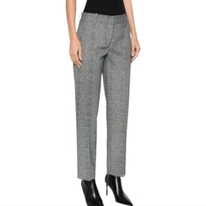 VENEZIA HERRINGBONE Tweed‎ straight leg wool blend trousers dress pants Plus 20